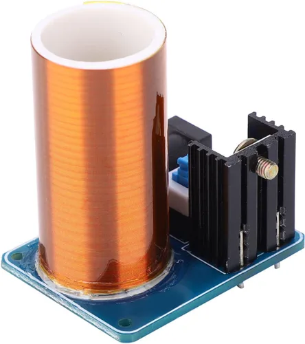 Miniatura 5 de Kit de bobina Tesla, Mini Tesla Coil Remote LED Kit de módulo de chispa Kit de bricolaje electrónico DC 12V (producto terminado)