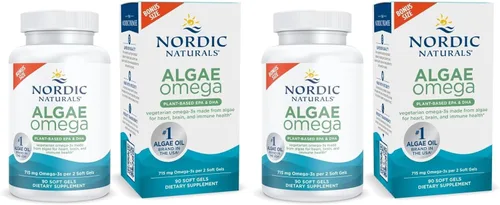 Miniatura 11 de Nordic Naturals Algas Omega – 90 geles blandos – 715 mg Omega-3 – Aceite de algas vegano certificado – EPA y DHA a base de plantas – Salud