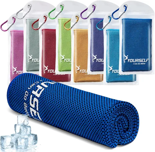 Miniatura 14 de Toalla refrigerante Syourself para un alivio instantáneo: toalla refrescante de 40 pulgadas x 12 pulgadas para jugar bolos o hacer ejercicio o yoga