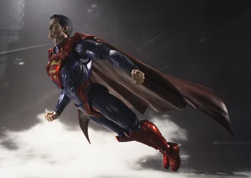 Miniatura 5 de Figura de Superman Bandai Tamashii Nations S.H. (versión Injustice), "Injustice", figura de acción