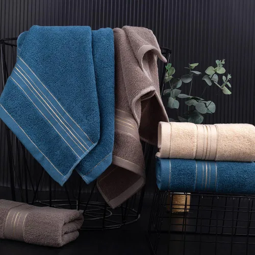 Miniatura 6 de Paquete de 3 toallas de mano para baño, juego de toallas de mano decorativas de algodón suave y absorbente para cara, spa, baño, gimnasio, cocina