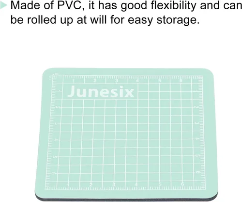 Miniatura 4 de MECCANIXITY Alfombrillas de corte de 3.1 x 3.1 pulgadas, paquete de 2 alfombrillas giratorias de tela de doble cara, mini para aficionados