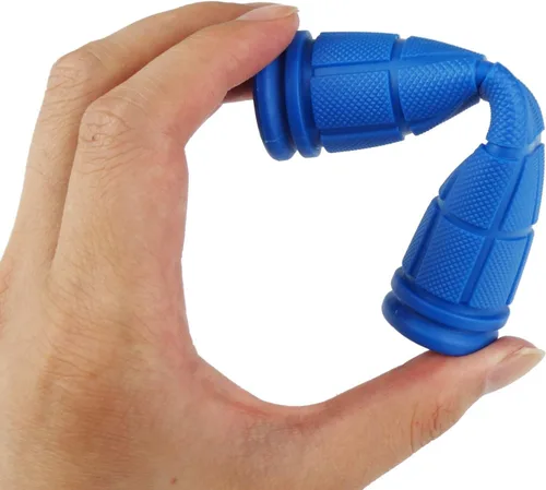 Miniatura 3 de 4 pares de manillar de bicicleta Agarraderas de seta para BMX/MTB/Road Mountain Bikes Azul