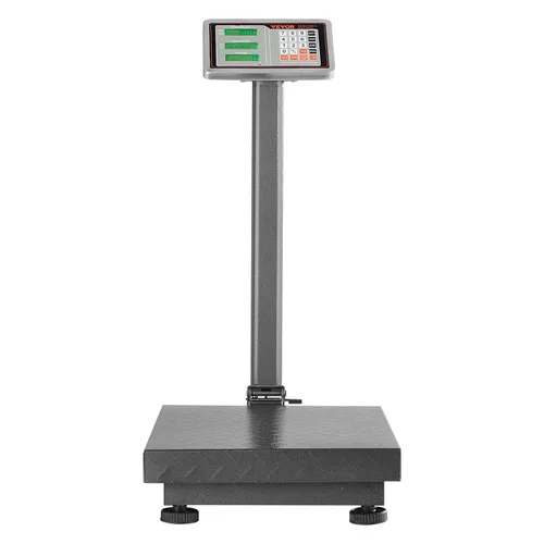 Miniatura 10 de VEVOR Báscula de plataforma digital para computación, carga de 660 libras, báscula de piso de computación de precisión de 0.1 libras con LB/kg