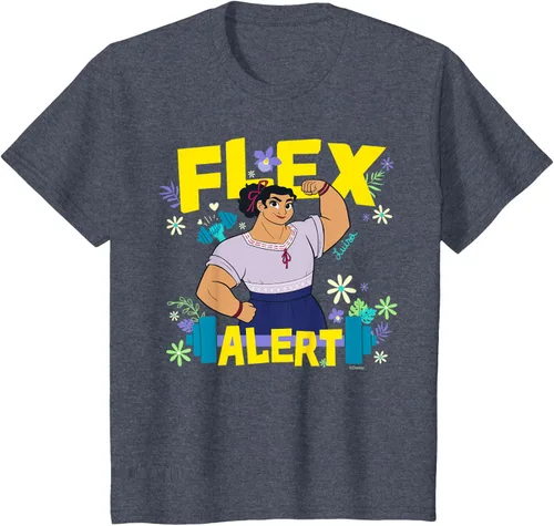 Miniatura 57 de Disney Encanto Luisa Madrigal Flex Alert Camiseta, Negro