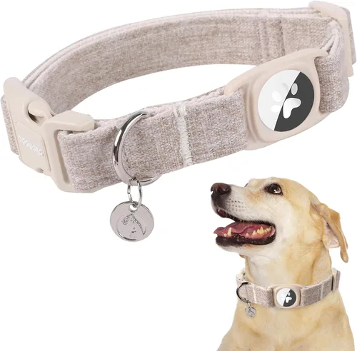 Miniatura 30 de DOGWONG Collar para perro de San Valentín, collar ajustable de algodón con corazón de caramelo azul, perfecto para perros pequeños a medianos