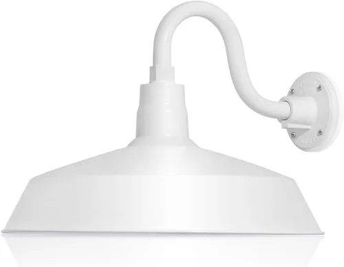 Miniatura 15 de 17 pulgadas. RLM Warehouse - Pantalla con brazo de cuello de cisne y bombilla Led A19 5000K de 9W