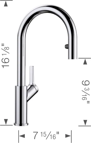 Miniatura 3 de BLANCO Urbena - Grifo de cocina, cromado