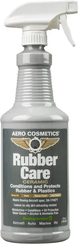 Miniatura 9 de Protección de acabado cerámico para neumáticos Aero Cosmetics, sin brillo de neumáticos, sin residuos de suciedad o polvo de freno 16 Fl. oz