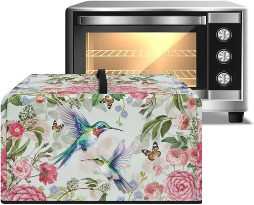Miniatura 19 de Cubierta de horno de microondas de convección para encimera, tostadora, horno, protector de electrodomésticos para decoración de cocina del hogar