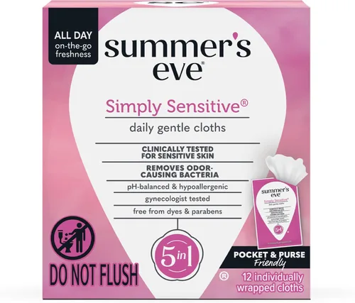 Miniatura 17 de Summer's Eve Blissful Escape - Toallitas femeninas, fórmula suave con pH equilibrado que ayuda a controlar el olor vaginal, toallitas envueltas