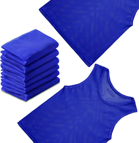 Miniatura 8 de Sintege 24 piezas de malla de nailon Scrimmage Team Practice Chalecos Pinnies Jerseys para niños Jóvenes Deportes Baloncesto Fútbol Fútbol