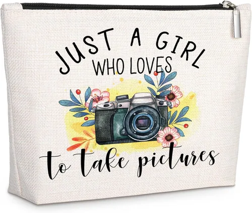 Miniatura 14 de GevGuxLuo A girl loves Makeup Bag, Beige, Madrina y ahijada