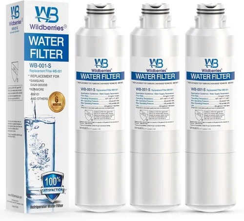 Miniatura 11 de Wildberries DA29-00020B Reemplazo para filtro de agua Samsung DA97-08006A, RS25J500DSR, RF23J9011SG, RF23J9011SR/AA, RF263TEAESG, RS25J500DSG