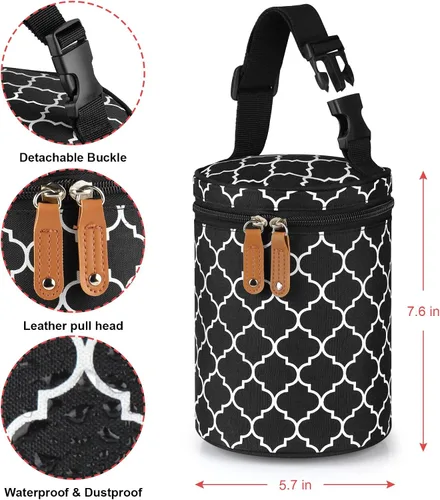 Miniatura 4 de Bolsa con aislamiento para leche materna y biberón de Accmor, bolsas con aislamiento para biberones para madres lactantes en guardería
