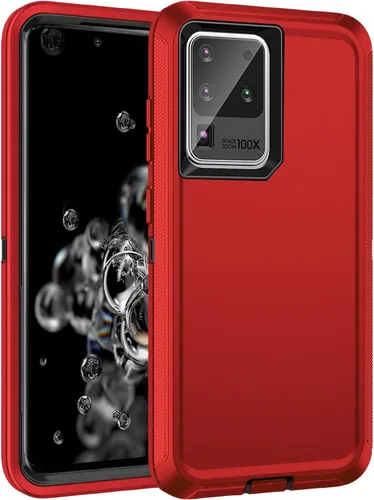Miniatura 9 de Funda para Galaxy S20 Ultra 5G, resistente a prueba de golpes, 3 capas, protección de cuerpo completo, funda resistente para Galaxy S20 Ultra de 6.9
