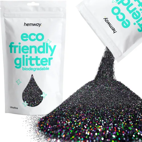 Miniatura 63 de Purpurina biodegradable, holográfica plateada, 3.5 onzas, respetuosa con el medio ambiente, extra gruesa, bioecológica, vegana para festivales