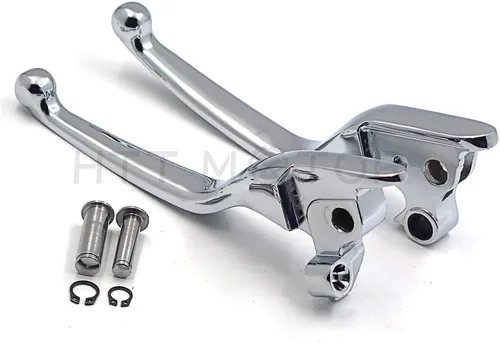 Miniatura 2 de MT241-026-CD Piezas de freno de mano de embrague cromado Compatible con modelos Harley 2008-2013 Touring y Trike 2014 y posteriores FLHR y FLHRC