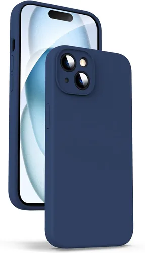 Miniatura 97 de Supdeal Funda de silicona líquida para iPhone 12 Pro Max, [protección de cámara] [antihuellas dactilares] [carga inalámbrica] Funda protectora de 4
