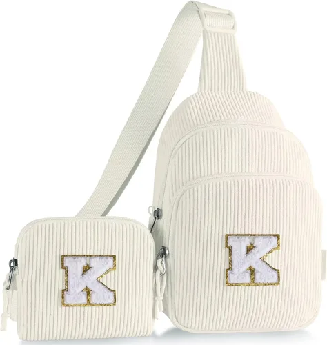 Miniatura 49 de Riñonera cruzada para niñas, Beige, Small