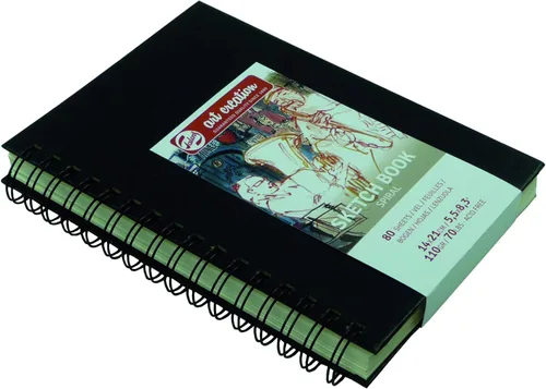 Miniatura 6 de Talens Art Creation Cuaderno de bocetos Espiral 15X15 cm, 80 Pages, 110Gr