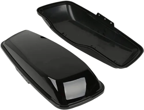 TCT-MOTORPARTS Tapas Duras de Bolsa de Sillín para Modelos Harley Touring FLT FLHT FLHTCU FLHRC Road King Street Electra Glide Ultra-Classic
