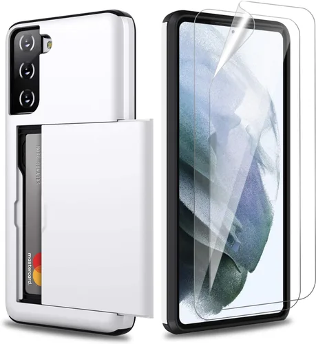 Miniatura 10 de ZUSLAB Funda tipo cartera compatible con Samsung Galaxy S21 Plus 5G, con tarjetero y a prueba de golpes, antiarañazos, compatible con Samsung Galaxy