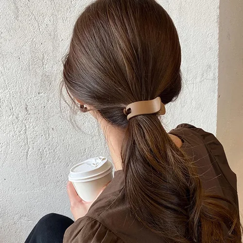 Miniatura 4 de 8 pinzas para cola de caballo mate, pinzas para el cabello para trenzar el cabello, pinzas para el cabello de sujeción fuerte, pasadores franceses