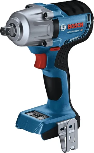 BOSCH GDS18V-330PCN Llave de impacto de 18 V sin escobillas de 1/2 pulgada de par medio con retención de pasador (herramienta desnuda)