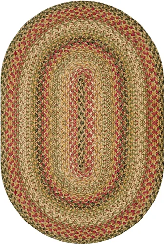 Miniatura 8 de Homespice Kingston - Alfombras trenzadas ovaladas de 5 x 8 pies, alfombras trenzadas de estilo rústico para sala de estar, dormitorio y comedor