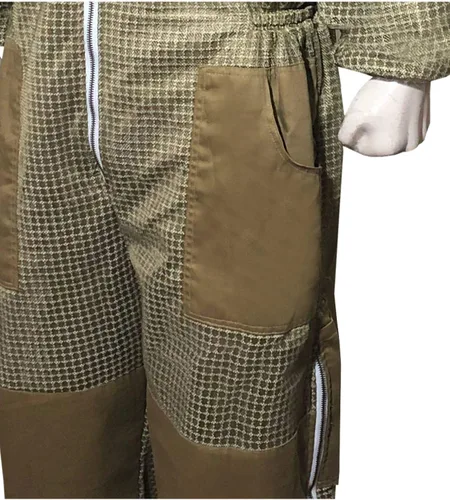 Miniatura 7 de Brutul Bee - Traje ventilado ultraligero de 3 capas con velo redondo (KHAKI, 5XL), Caqui