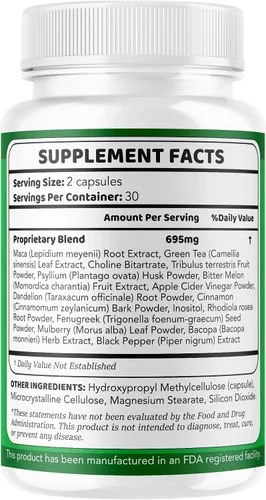 Miniatura 7 de BioSlim Cleanse Cápsulas (2 unidades) – Suplemento oficial de pastillas para pérdida de limpieza Bio Slim, fórmula avanzada de alta resistencia