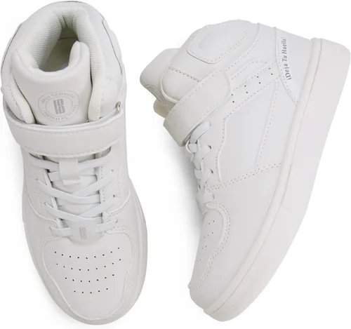 Miniatura 7 de brooman Zapatos de baloncesto para niños, tenis de caña alta para niñas, zapatos de escuela, zapatos deportivos para correr
