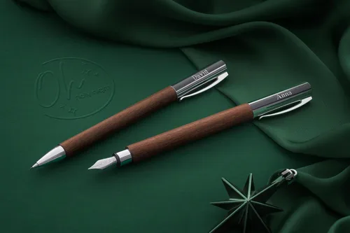 Miniatura 3 de Faber-Castell Ambition - Pluma estilográfica, madera de nogal