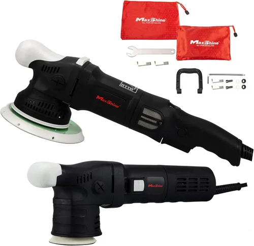 Miniatura 11 de Maxshine M21 Pro Pulidora de Doble Acción Lanzamiento de 21mm, Placa de Soporte de 6”, Motor de 1000W Velocidad Variable, Agarre Ergonómico