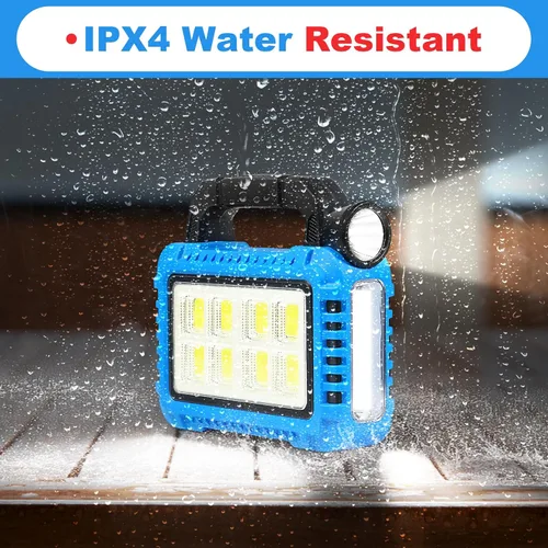 Miniatura 4 de TANSOREN Linterna de camping accesorios esenciales para engranajes de luces solares, linterna LED para cortes de energía, luces recargables