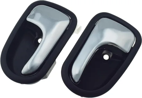 Miniatura 9 de Par de manijas de puerta interiores izquierda y derecha cromadas para Mazda Protege 626 Ford Activa Liata Tierra