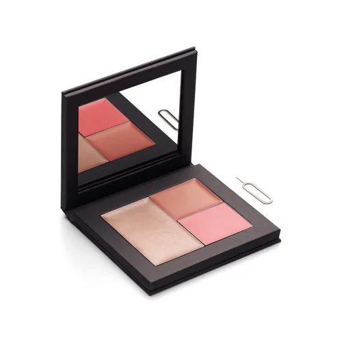 Miniatura 4 de Phase Zero Resaltador en crema de maquillaje – "Burning Rose" - 0.084 oz - Recarga cuádruple - Para un brillo natural, radiante y duradero