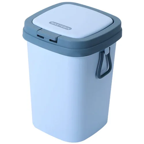 Miniatura 10 de Cabilock Cubo de basura pequeño ampliamente utilizado en cocina, baño, oficina, plástico fácil de usar