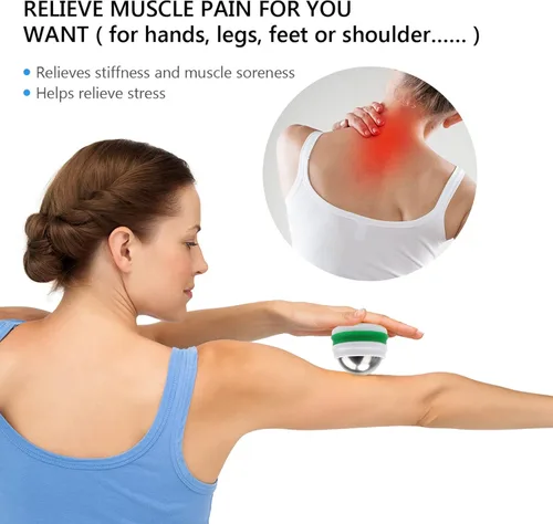 Miniatura 6 de AHIER Bola de Masaje en Frío, Terapia de Alivio en Frío, Bola de Gel Desmontable de Movimiento Libre para Masaje de Tejido Profundo, Alivio