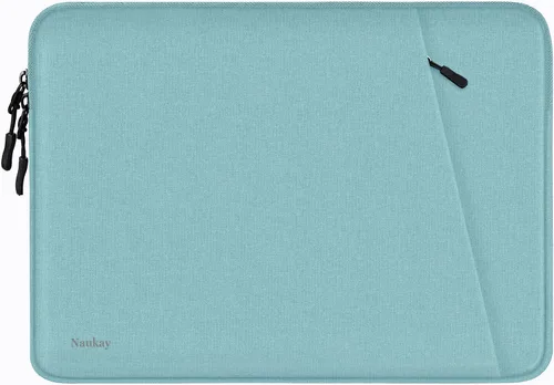 Miniatura 11 de Funda para laptop de 13.3 pulgadas, a prueba de golpes, funda protectora para computadora con bolsillo para accesorios, bolsa para laptop compatible