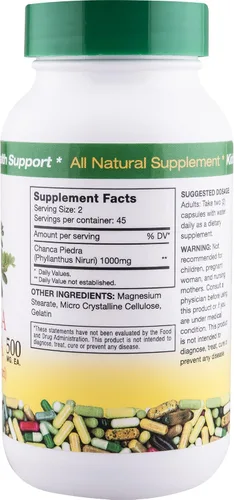 Miniatura 2 de Sanar Naturals Chanca Piedra, 90 cápsulas - Stone Breaker Extra Strength - Desintoxicación natural y disolvente de piedras