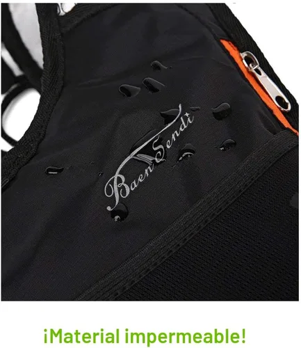 Miniatura 4 de Paquete de hidratación con mochila de 2 litros, ideal para deportes al aire libre, correr, senderismo, camping, ciclismo, esquí