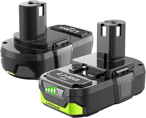 Paquete de 2 baterías de repuesto de 3.6Ah para batería Ryobi de 18 V P102 P103 P104 P107, compatible con herramientas eléctricas inalámbricas Ryobi