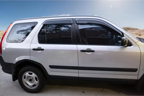 Miniatura 3 de IKON MOTORSPORTS - Visera de ventana compatible con Honda CRV SUV 2002-2006, estilo delgado, acrílico, humo, lluvia, protección contra el viento