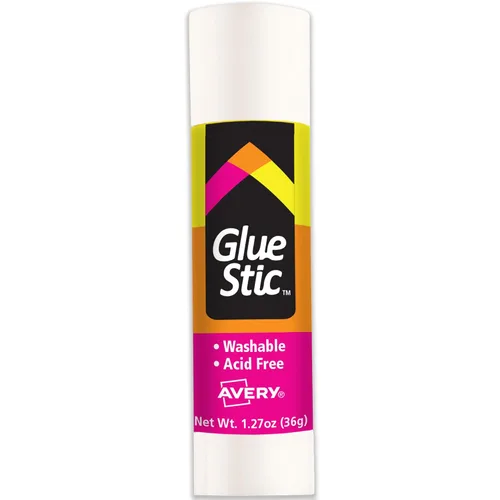 Miniatura 9 de Avery Glue Stic - Washable, Glue Sticks for Classroom, Crafting, and Office Use, 1.27 oz., Pack of 6, White (98073)