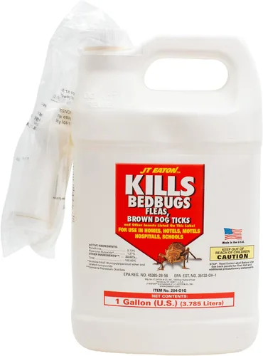 JT Eaton 204-O1G Bed Bug Killer Ultra, espray de insectos a base de aceite que no mancha para interiores (1 galón)