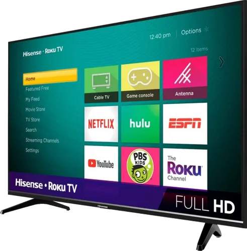 Miniatura 2 de Hisense Smart TV Roku de 40 pulgadas de la serie H4 LED con compatibilidad con Alexa (40H4F, modelo 2020)