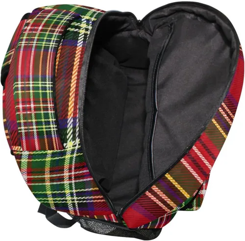 Miniatura 5 de JIPONI Mochila para mujeres y hombres, mochila escolar para estudiantes, mochila de viaje para computadora portátil, mochila Daypack-F, Navidad