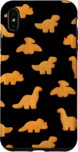 Miniatura 11 de Patrón de pepitas de pollo para iPhone XR Dinos Estuche negro realista divertido Dino